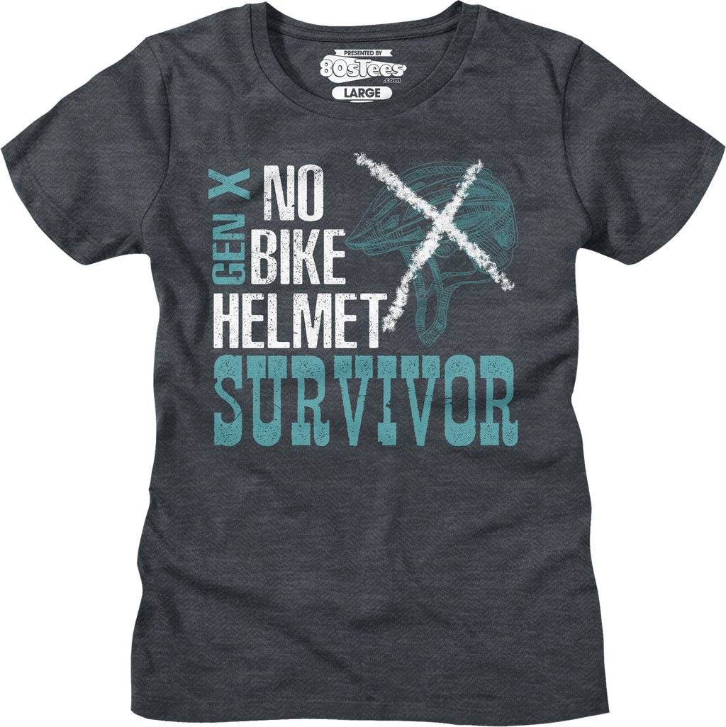 Womens No Bike Helmet Survivor Shirt Hoodie, Sweatshirt | CiraTrend.com (Image 4)