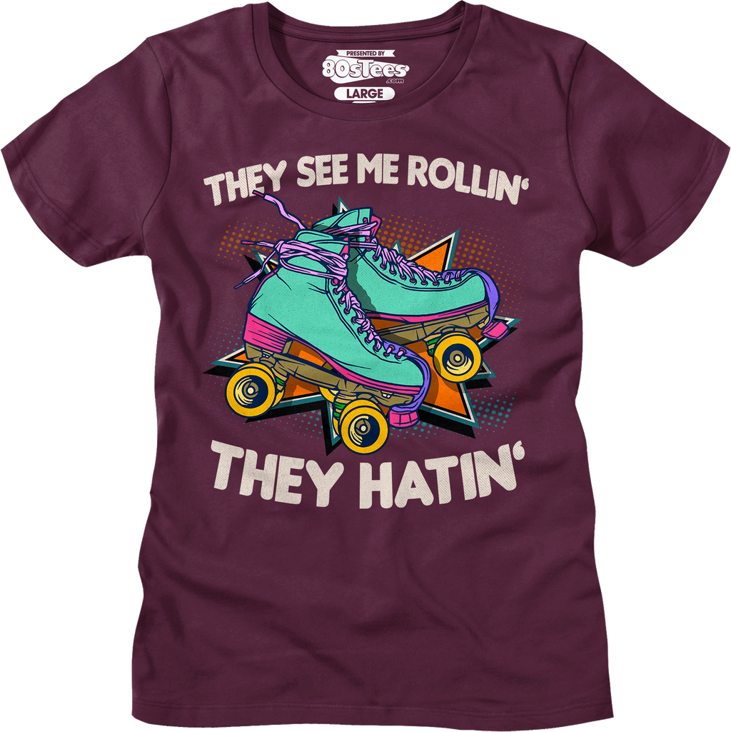 Womens They See Me Rollin' Shirt Hoodie, Sweatshirt | CiraTrend.com (Image 4)