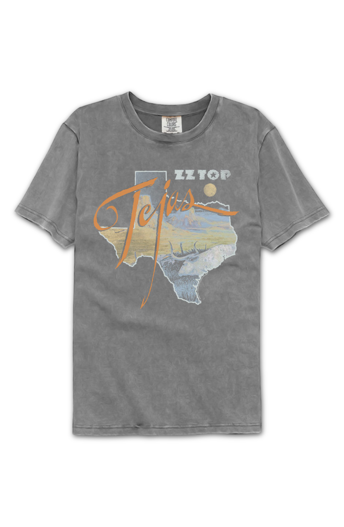 Tejas ZZ Top Comfort Colors Brand T-Shirt Hoodie, Sweatshirt | CiraTrend.com (Image 2)