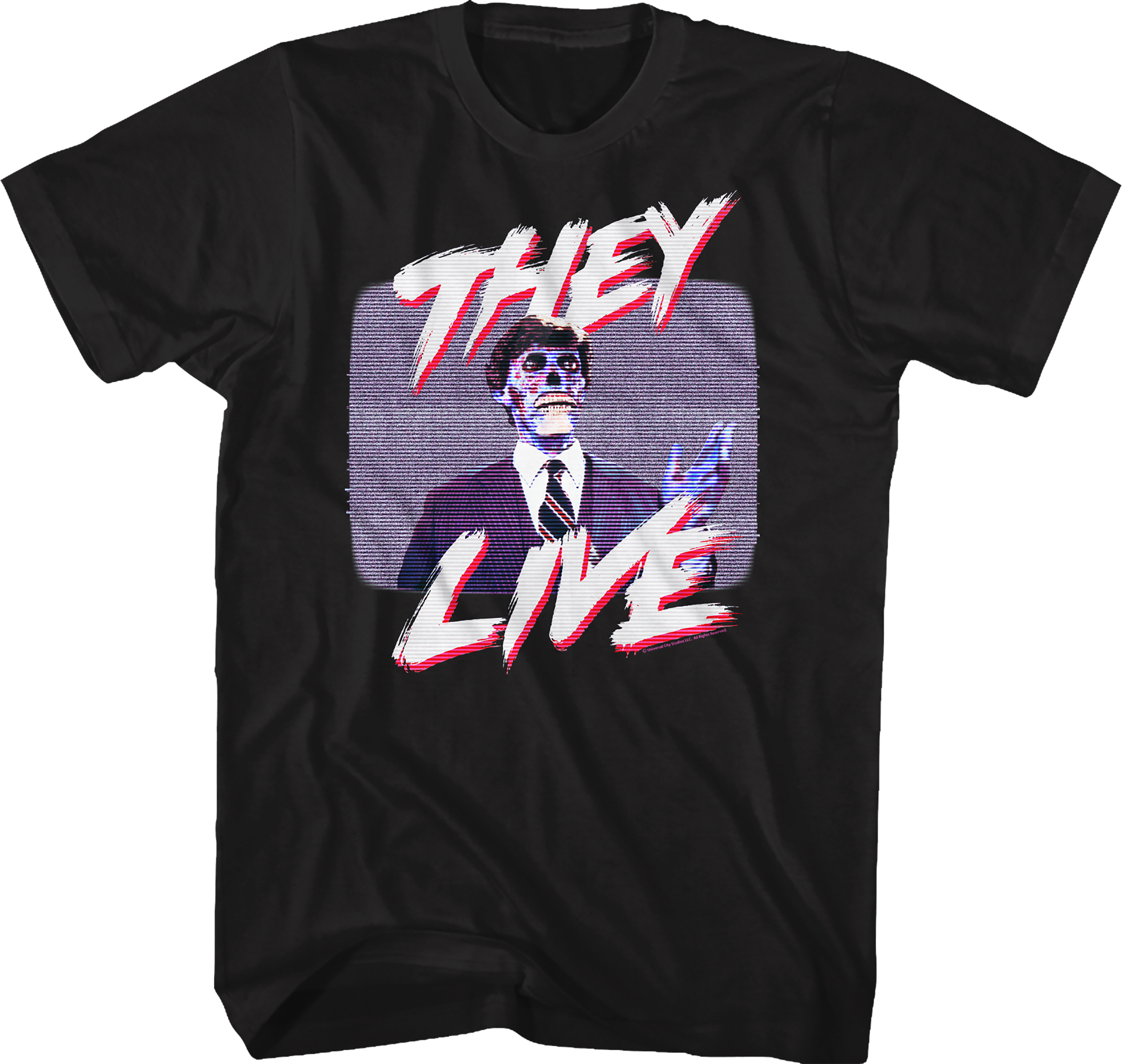 Television Static They Live T-Shirt Hoodie, Sweatshirt | CiraTrend.com (Image 1)