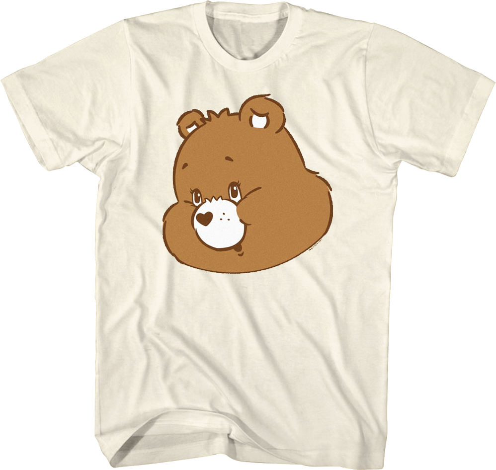 Tenderheart Bear's Face Care Bears T-Shirt Hoodie, Sweatshirt | CiraTrend.com (Image 1)
