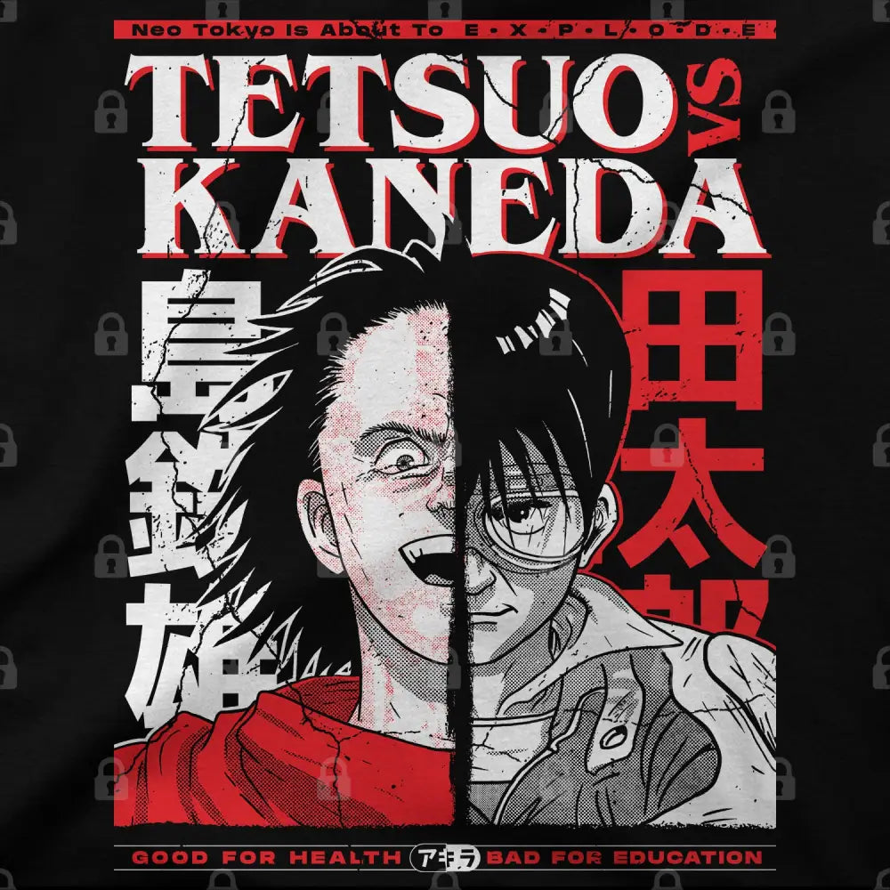 Tetsuo versus Kaneda T-Shirt Hoodie, Sweatshirt | CiraTrend.com (Image 1)