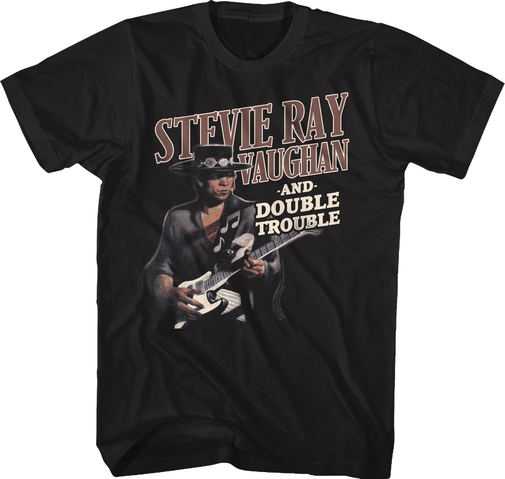 Texas Flood Stevie Ray Vaughan and Double Trouble T-Shirt Hoodie, Sweatshirt | CiraTrend.com (Image 1)