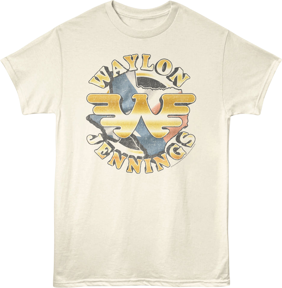 Texas Logo Waylon Jennings T-Shirt Hoodie, Sweatshirt | CiraTrend.com (Image 1)