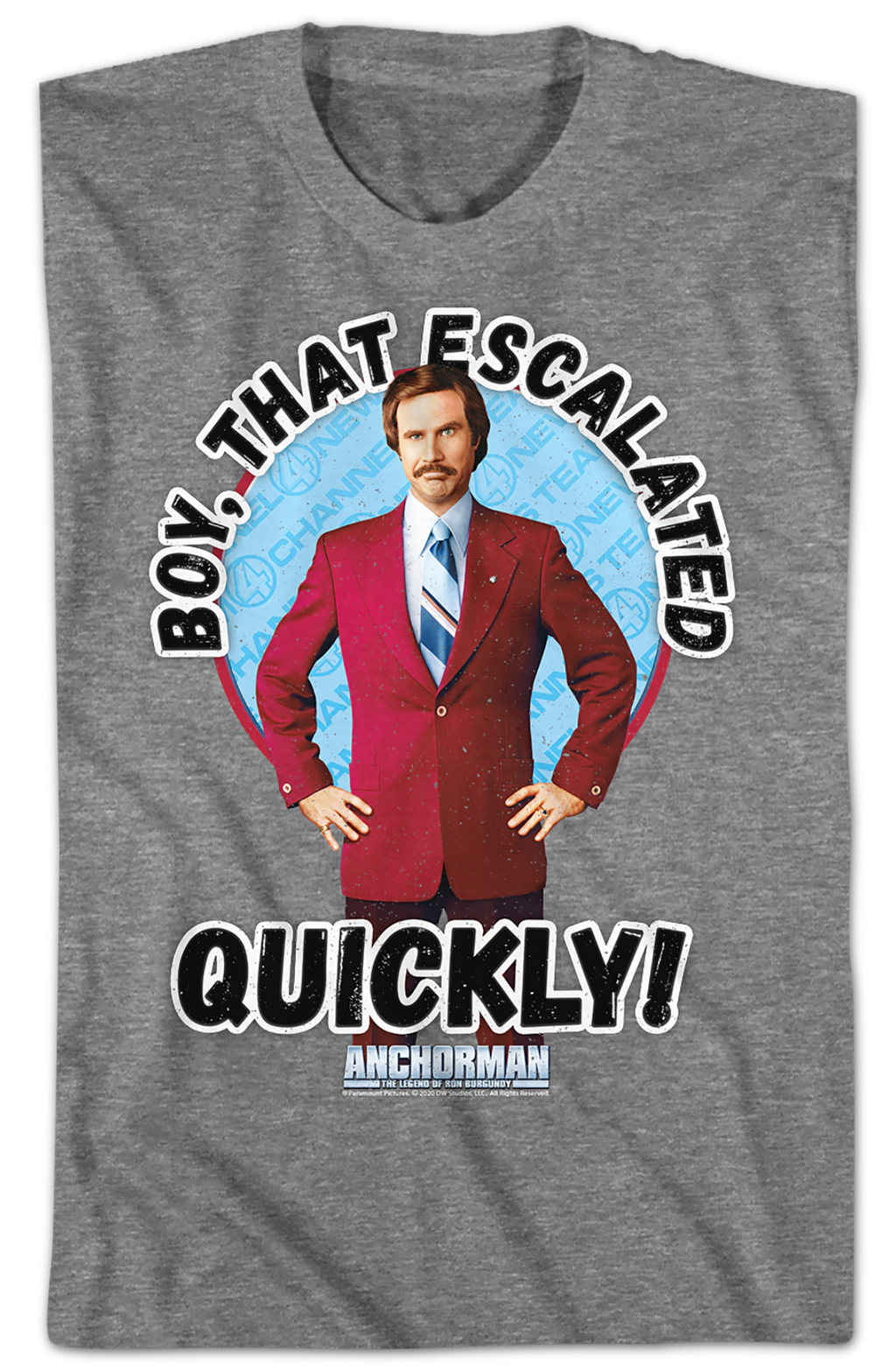 That Escalated Quickly Anchorman T-Shirt Hoodie, Sweatshirt | CiraTrend.com (Image 2)
