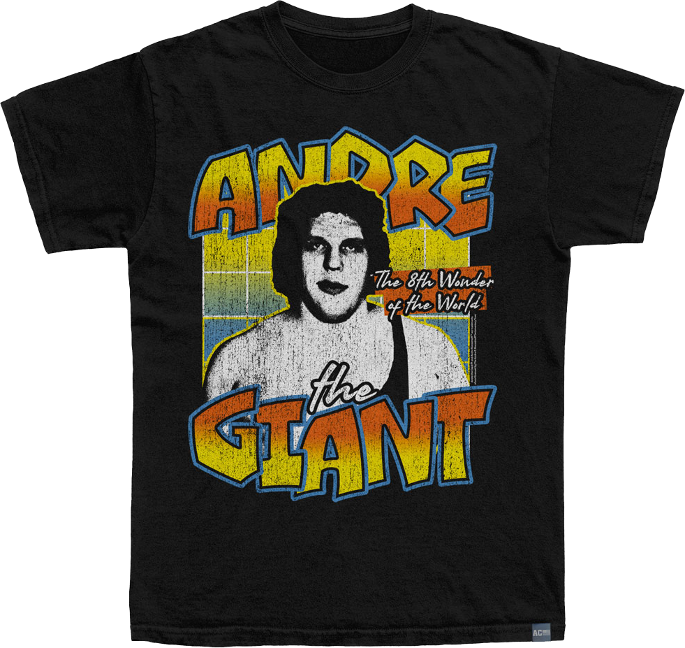 Made In USA Vintage 8th Wonder Of The World Andre The Giant T-Shirt Hoodie, Sweatshirt | CiraTrend.com (Image 1)