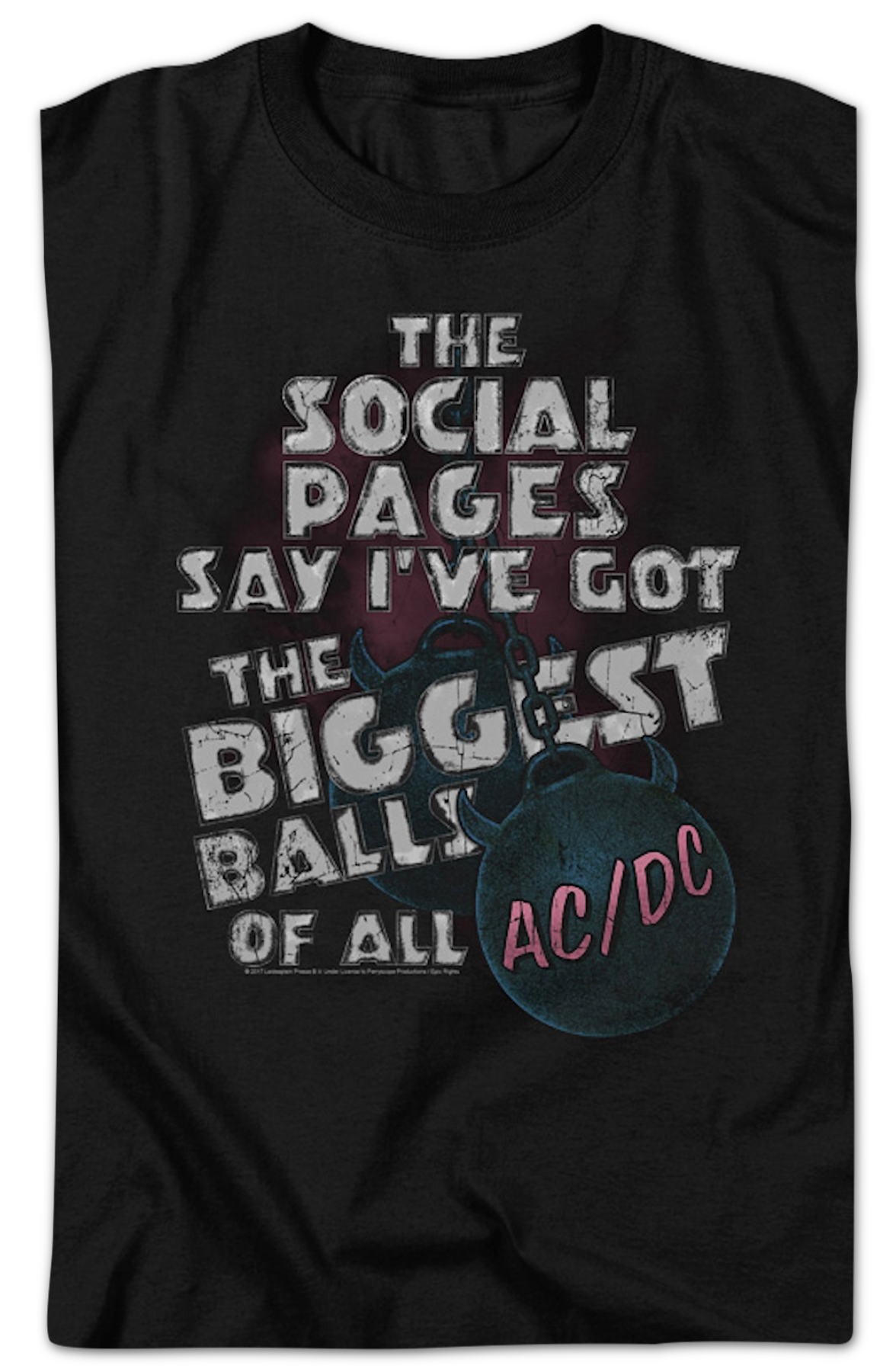 The Biggest Balls Of All ACDC T-Shirt Hoodie, Sweatshirt | CiraTrend.com (Image 2)