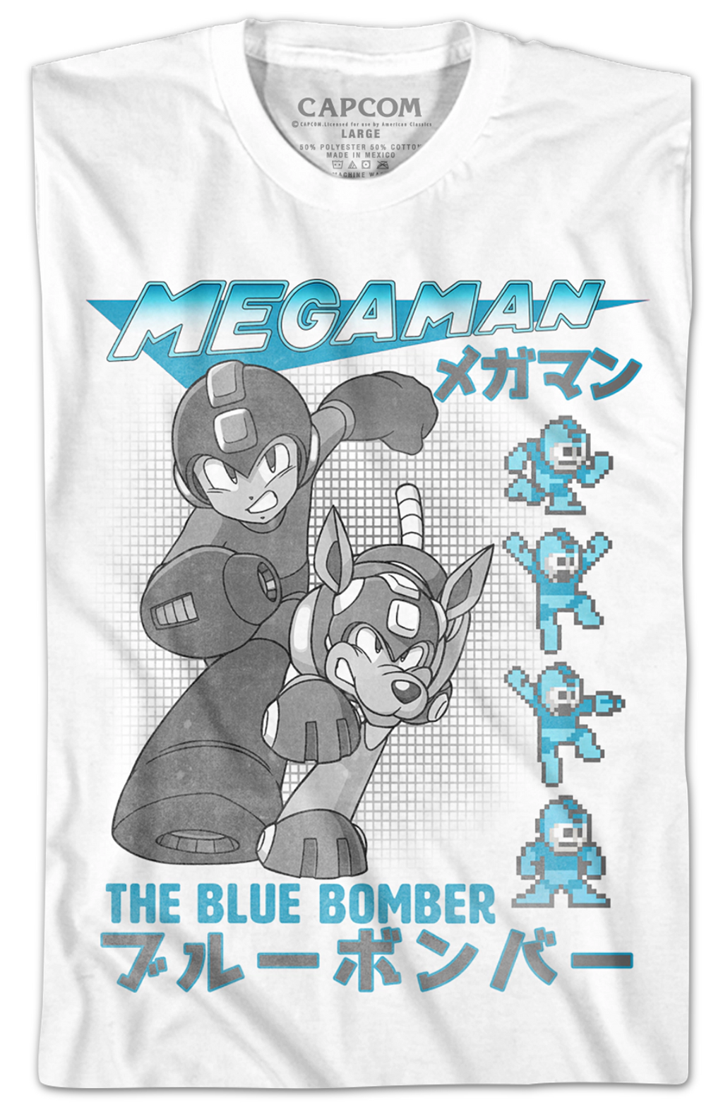 The Blue Bomber Mega Man T-Shirt Hoodie, Sweatshirt | CiraTrend.com (Image 2)