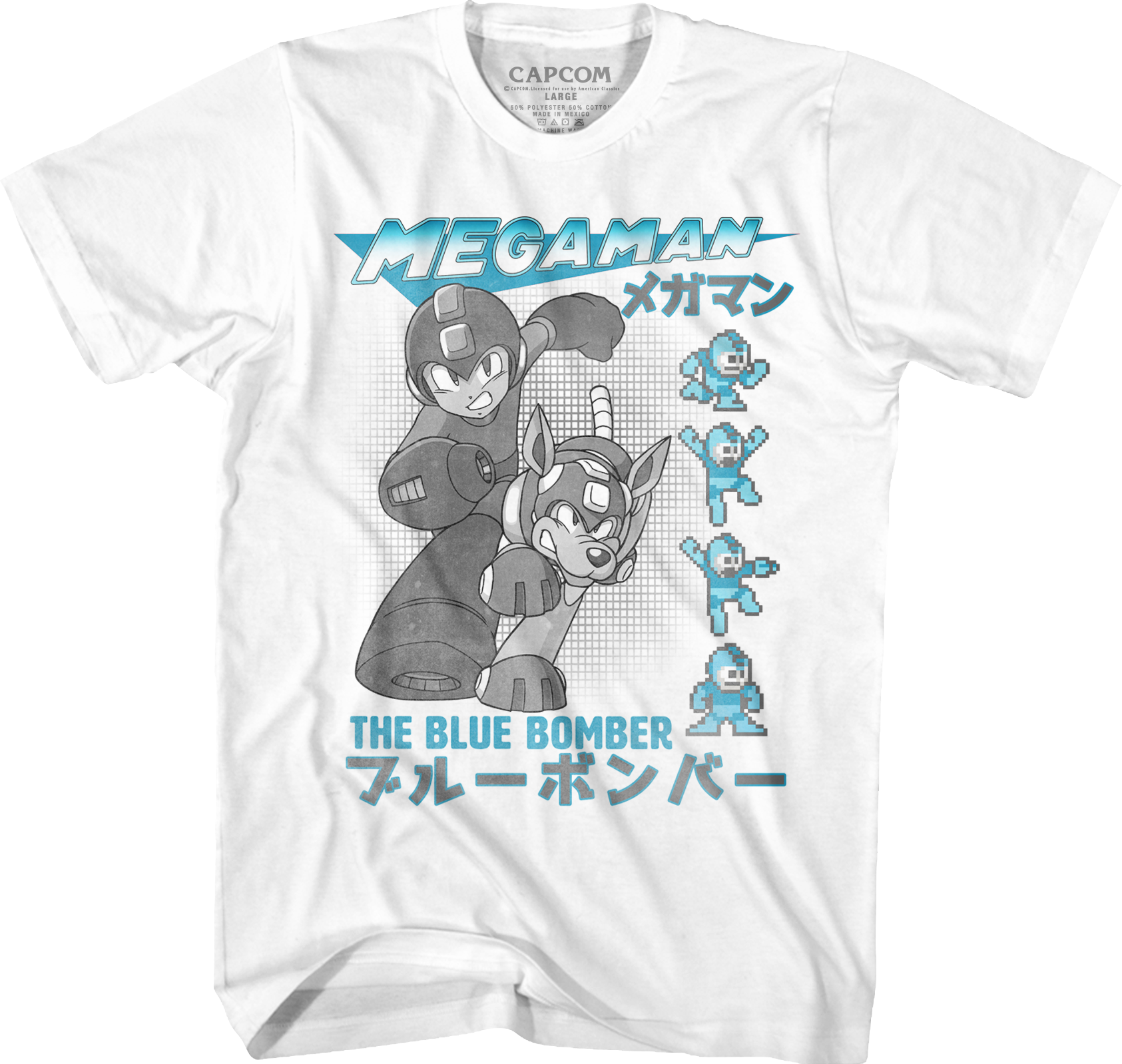 The Blue Bomber Mega Man T-Shirt Hoodie, Sweatshirt | CiraTrend.com (Image 1)