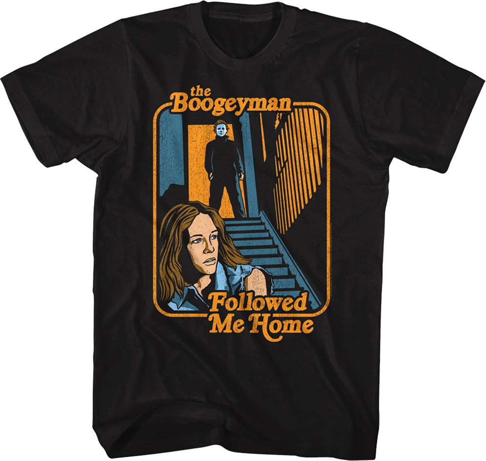 The Boogeyman Followed Me Home No Knife Halloween T-Shirt Hoodie, Sweatshirt | CiraTrend.com (Image 1)