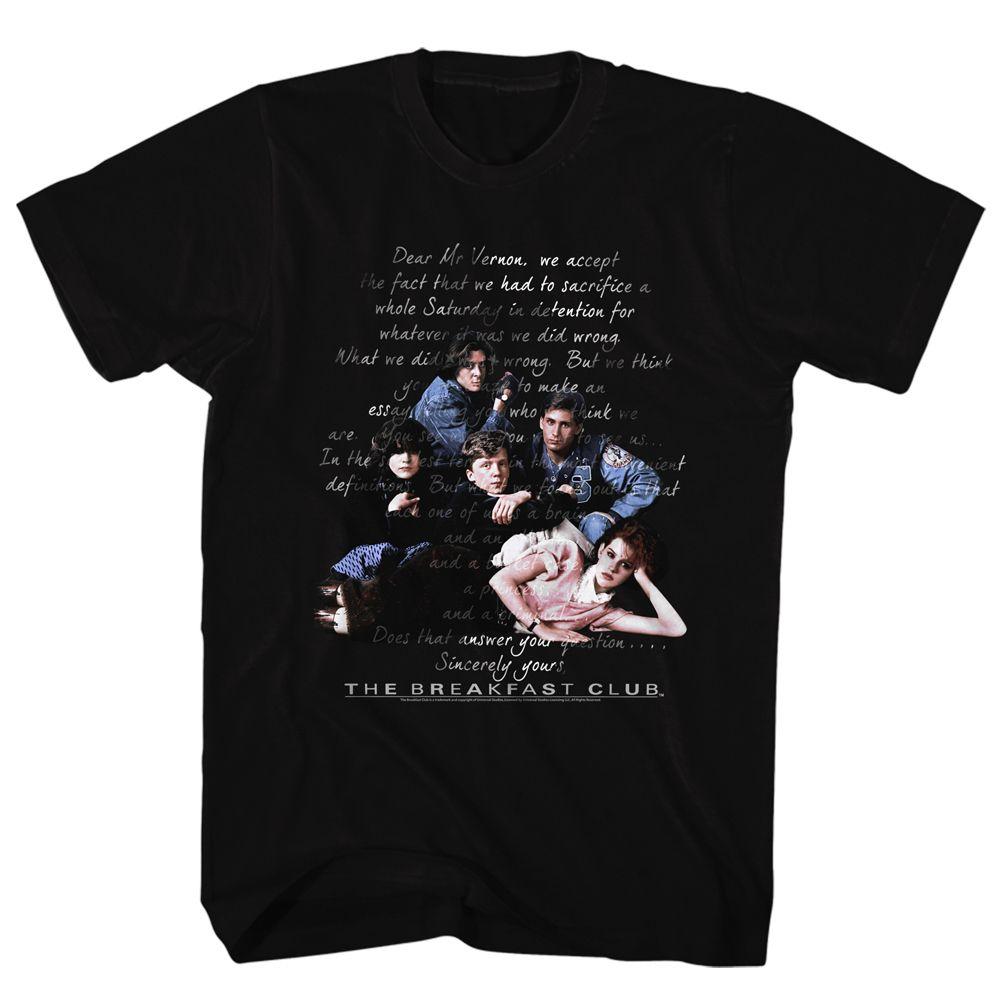 The Breakfast Club - Letter Boyfriend Tee Hoodie, Sweatshirt | CiraTrend.com