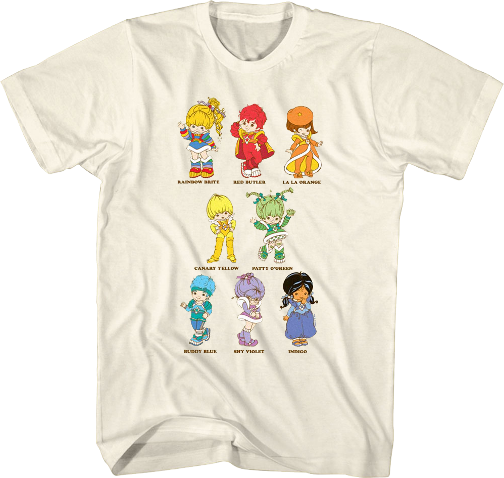 The Color Kids Rainbow Brite T-Shirt Hoodie, Sweatshirt | CiraTrend.com (Image 1)