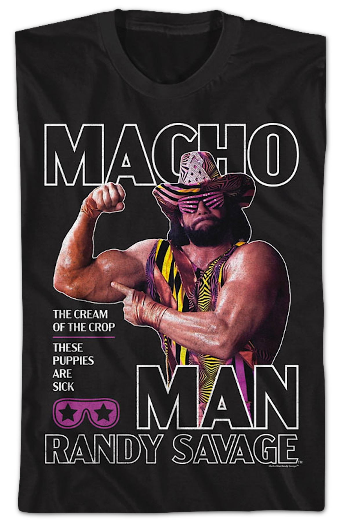The Cream Of The Crop Flex Macho Man Randy Savage T-Shirt Hoodie, Sweatshirt | CiraTrend.com (Image 2)