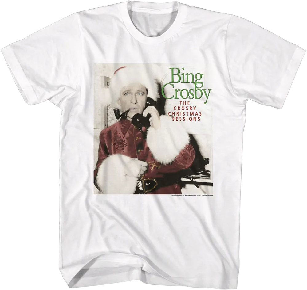 The Crosby Christmas Sessions Bing Crosby T-Shirt Hoodie, Sweatshirt | CiraTrend.com (Image 1)
