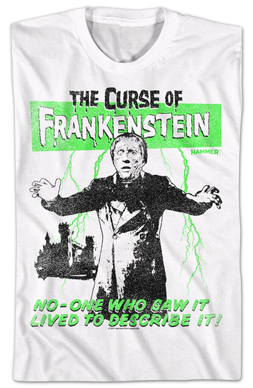 The Curse Of Frankenstein Hammer Films T-Shirt Hoodie, Sweatshirt | CiraTrend.com (Image 2)