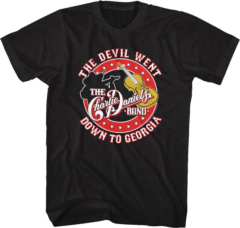 The Devil Went Down To Georgia Charlie Daniels T-Shirt Hoodie, Sweatshirt | CiraTrend.com (Image 1)