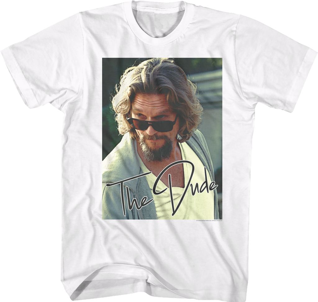 The Dude Autograph Big Lebowski T-Shirt Hoodie, Sweatshirt | CiraTrend.com (Image 1)