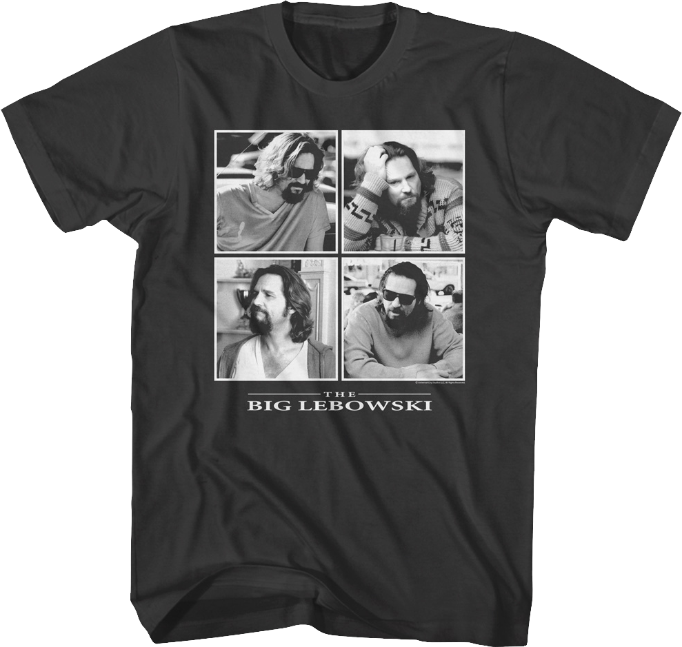 The Dude Collage Big Lebowski T-Shirt Hoodie, Sweatshirt | CiraTrend.com (Image 1)
