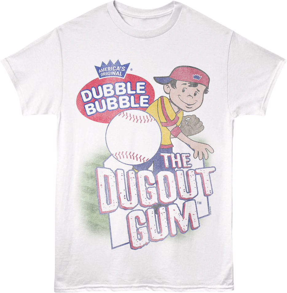 The Dugout Gum Dubble Bubble T-Shirt Hoodie, Sweatshirt | CiraTrend.com (Image 1)