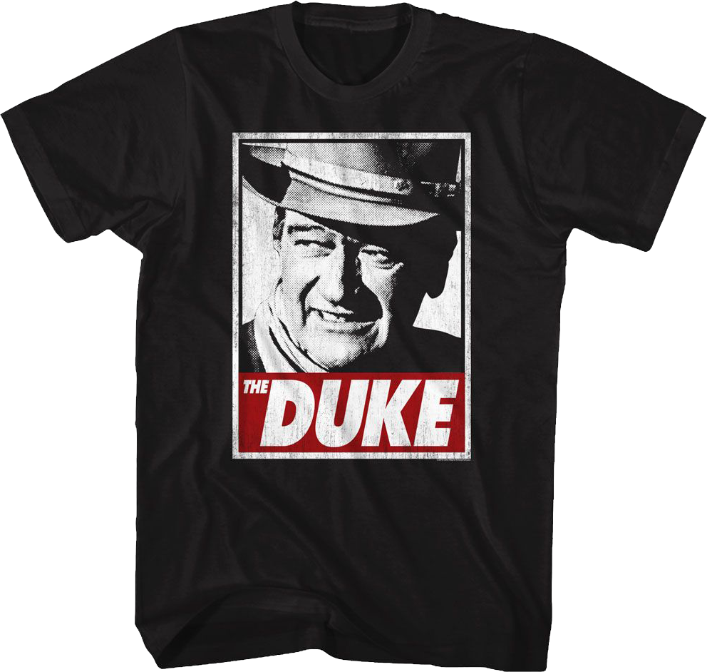 The Duke Poster John Wayne T-Shirt Hoodie, Sweatshirt | CiraTrend.com (Image 1)