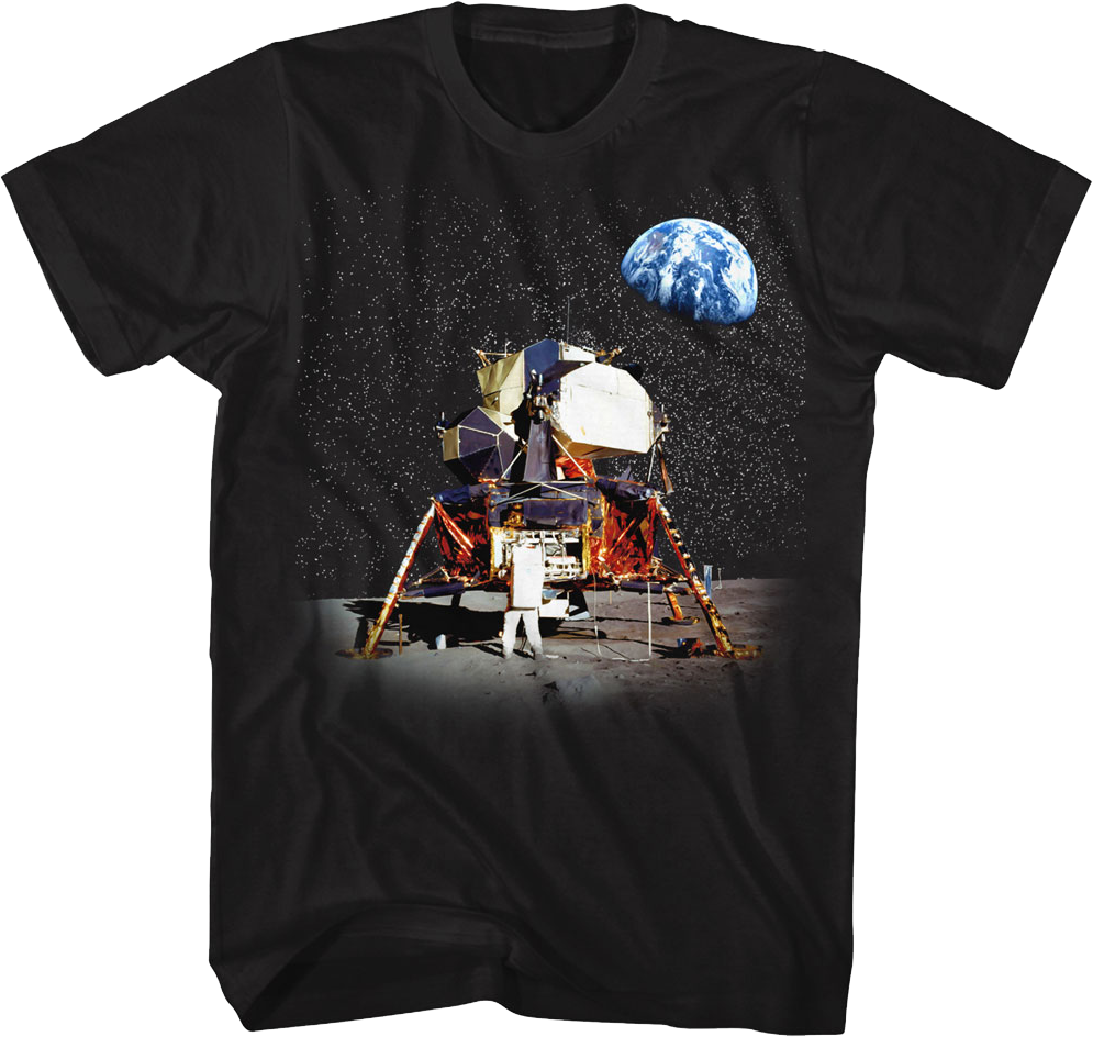 The Eagle Has Landed NASA T-Shirt Hoodie, Sweatshirt | CiraTrend.com (Image 1)