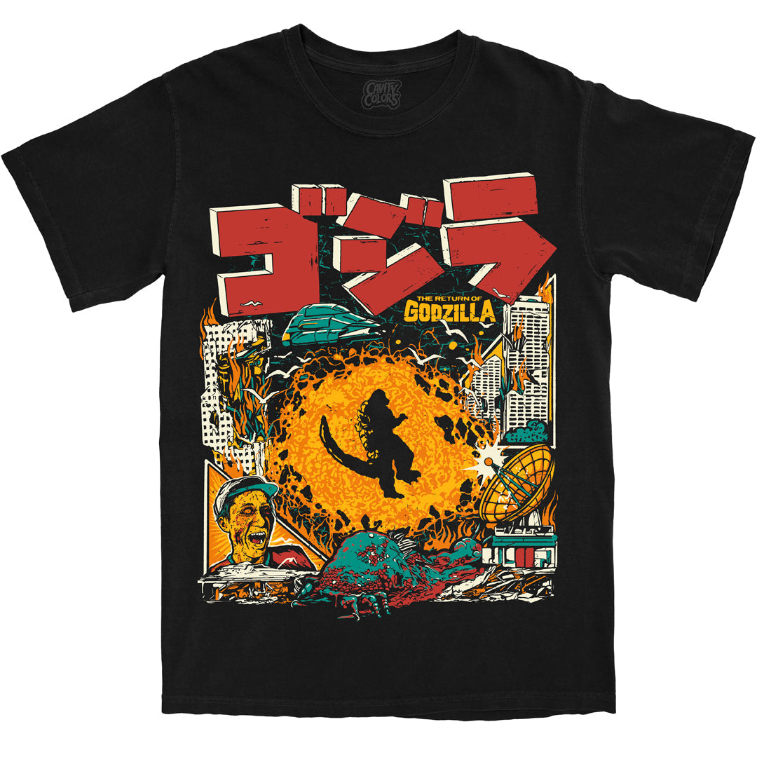 THE RETURN OF GODZILLA: VOLCANIC FINALE - T-SHIRT (COMFORT COLORS) Hoodie, Sweatshirt | CiraTrend.com (Image 1)