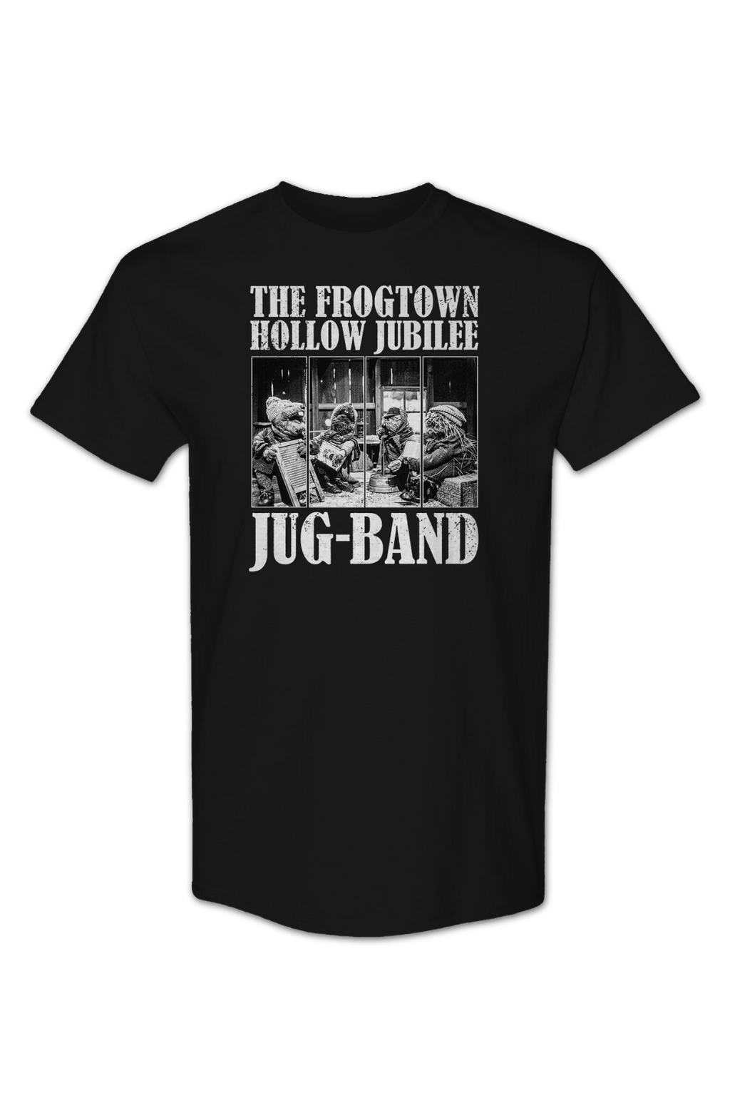 The Frogtown Hollow Jubilee Jug-Band Emmet Otter T-Shirt Hoodie, Sweatshirt | CiraTrend.com (Image 2)