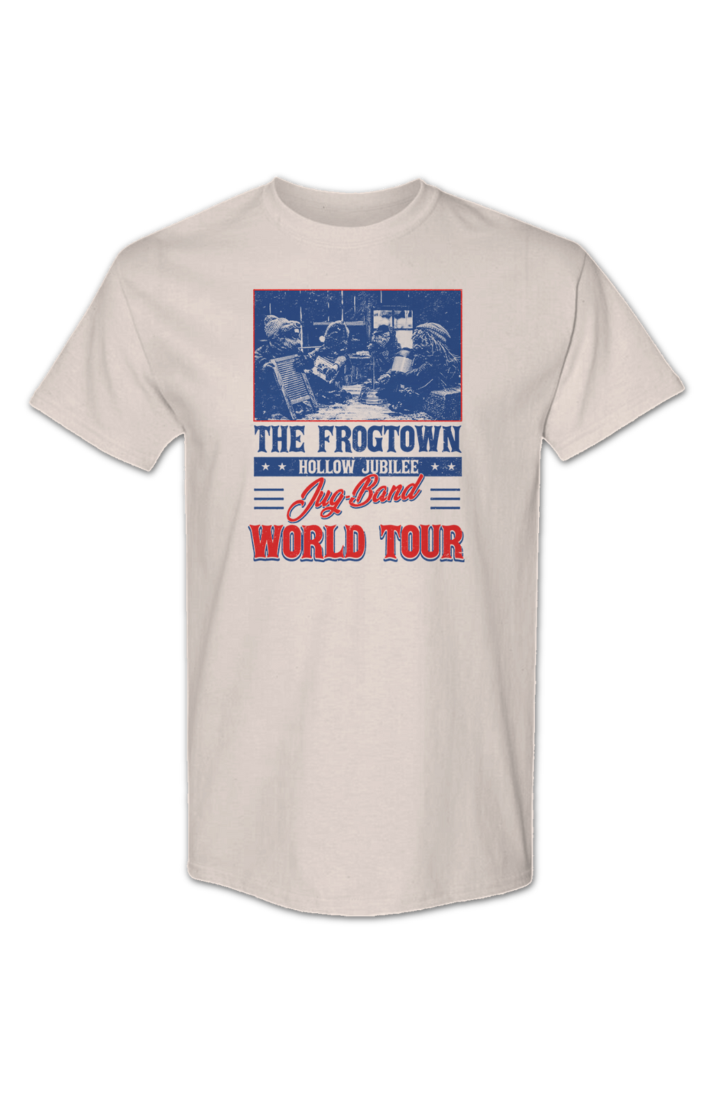 The Frogtown Hollow Jubilee Jug-Band World Tour Emmet Otter T-Shirt Hoodie, Sweatshirt | CiraTrend.com (Image 2)