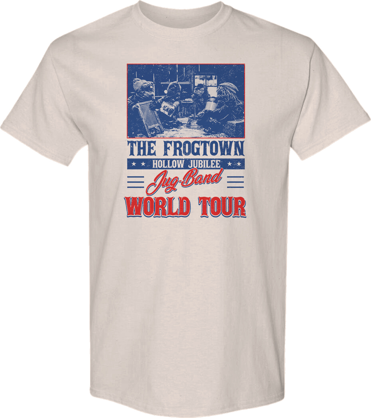The Frogtown Hollow Jubilee Jug-Band World Tour Emmet Otter T-Shirt Hoodie, Sweatshirt | CiraTrend.com (Image 1)