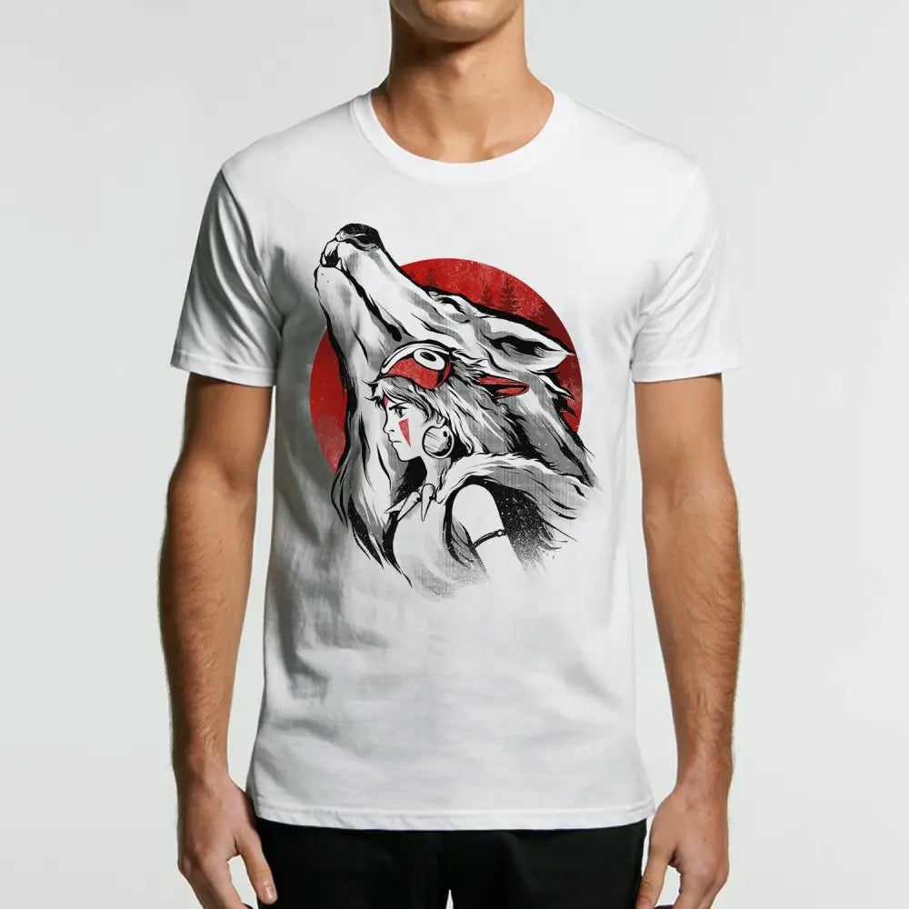 The Girl and The Wolf T-Shirt Hoodie, Sweatshirt | CiraTrend.com (Image 3)
