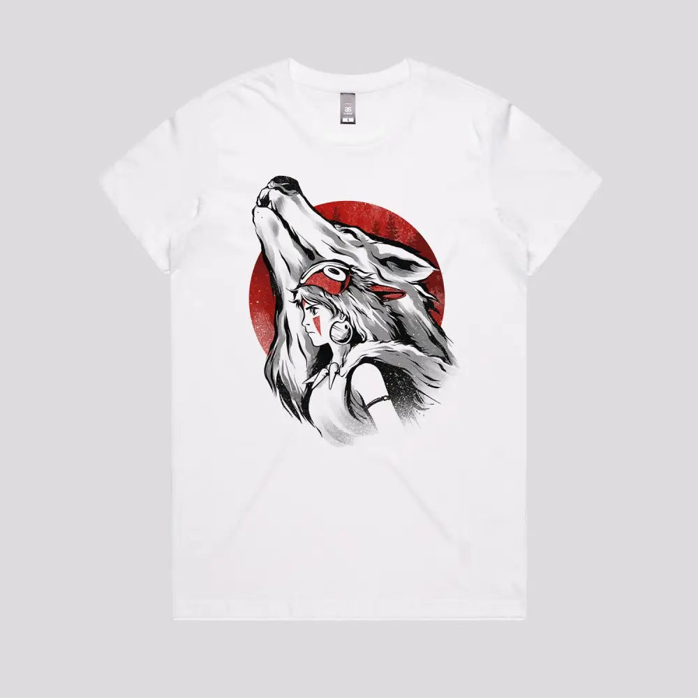 The Girl and The Wolf T-Shirt Hoodie, Sweatshirt | CiraTrend.com (Image 4)