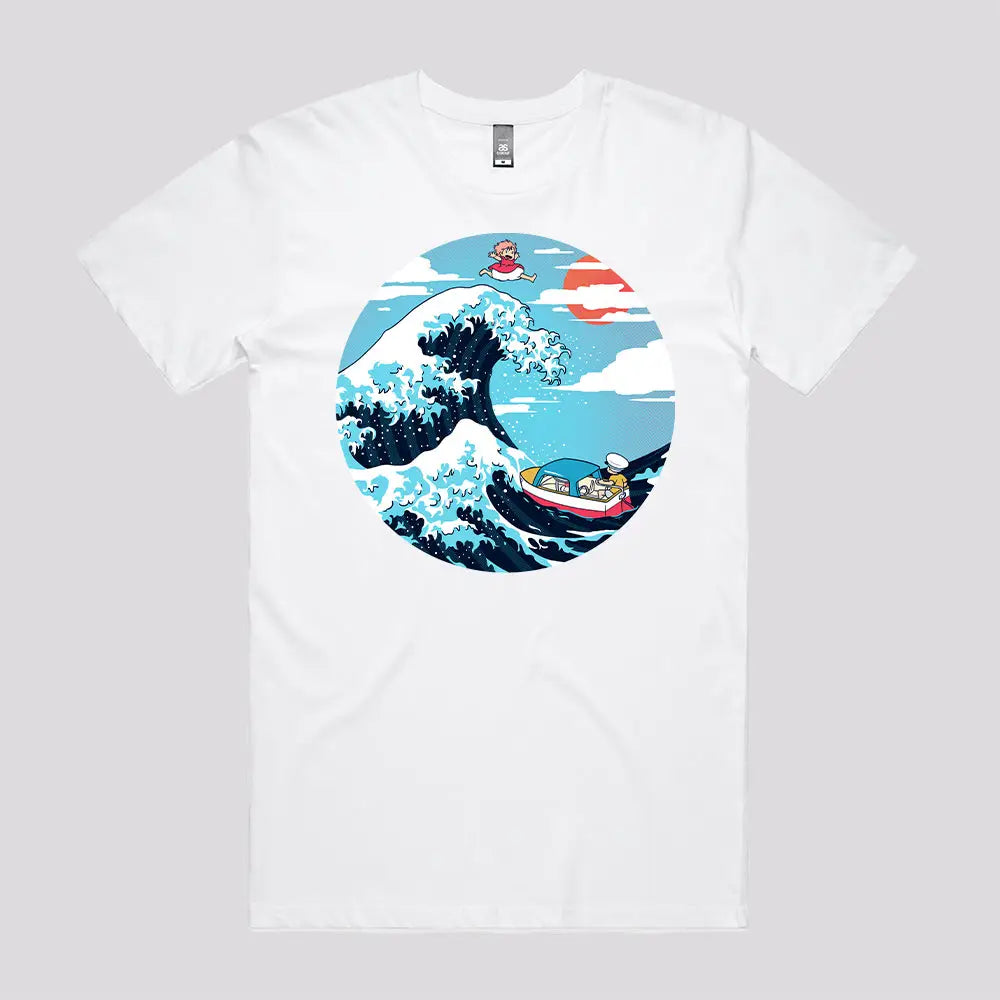 The Great Wave of Ponyo T-Shirt Hoodie, Sweatshirt | CiraTrend.com (Image 2)