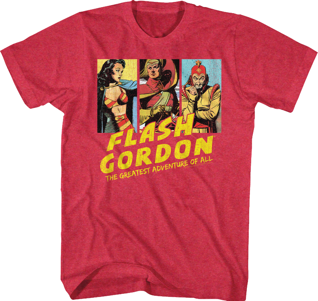 The Greatest Adventure Of All Flash Gordon T-Shirt Hoodie, Sweatshirt | CiraTrend.com (Image 1)