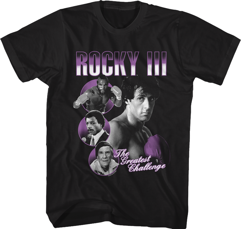The Greatest Challenge Rocky III T-Shirt Hoodie, Sweatshirt | CiraTrend.com (Image 1)