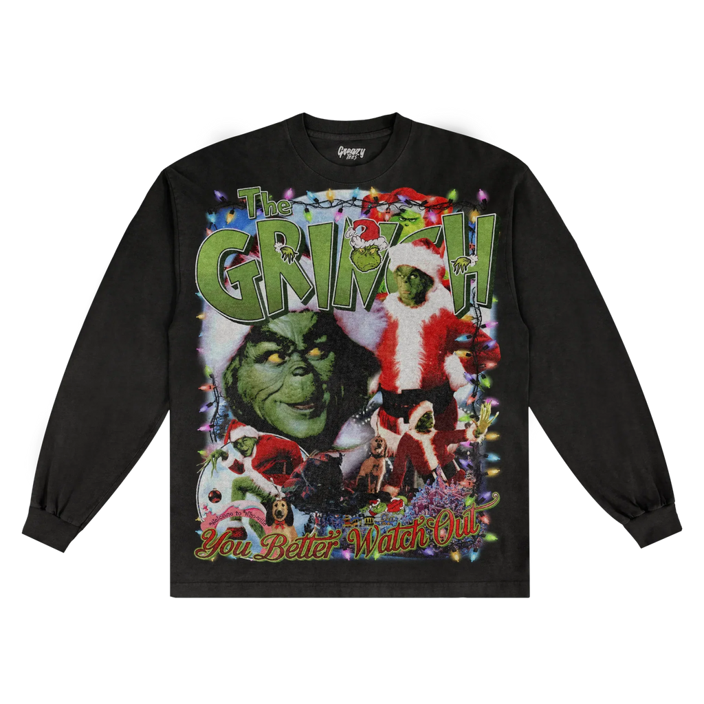 The Grinch Christmas Long Sleeved Tee Style001 Hoodie, Sweatshirt | CiraTrend.com (Image 1)