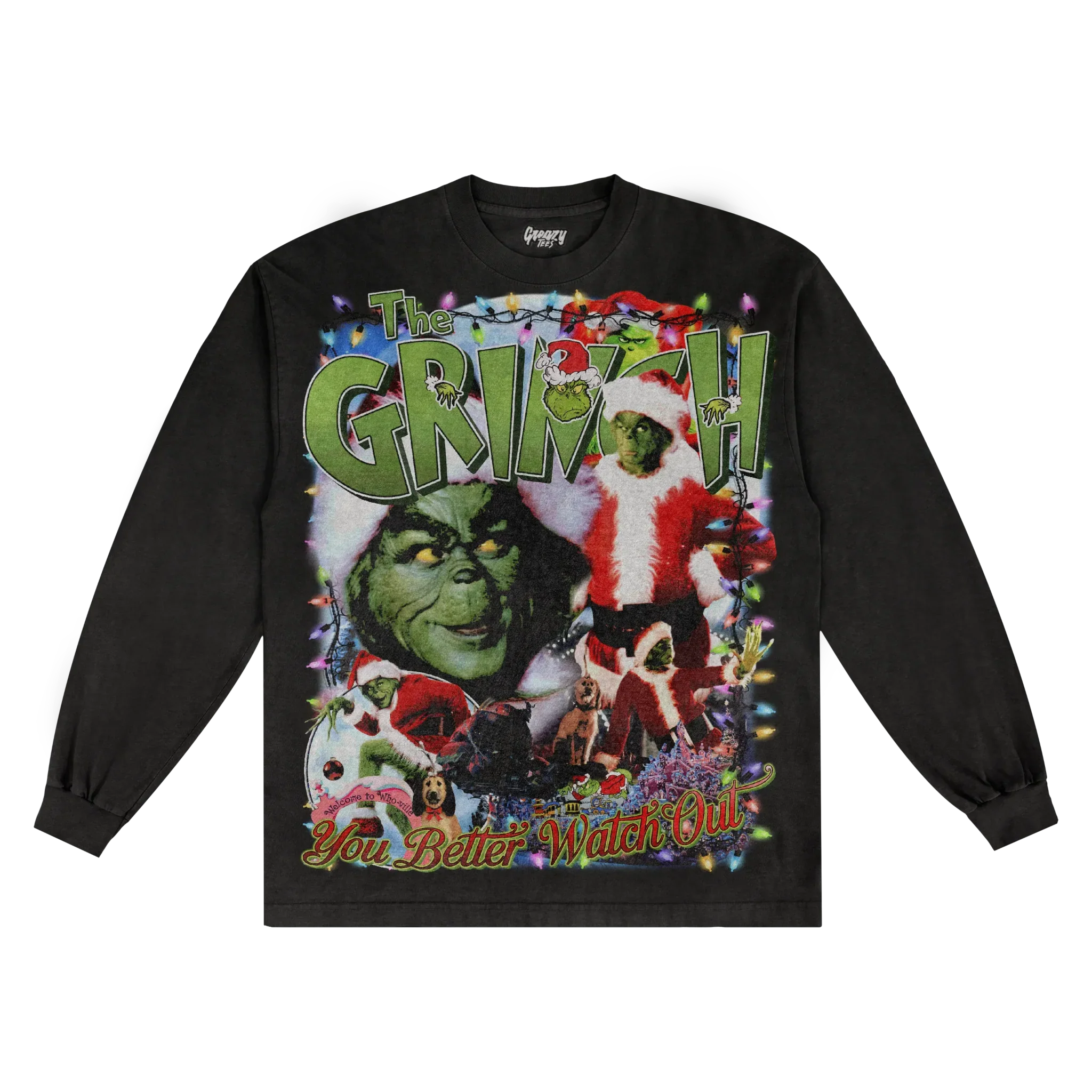 The Grinch Christmas Long Sleeved Tee Style001 Hoodie, Sweatshirt | CiraTrend.com (Image 1)
