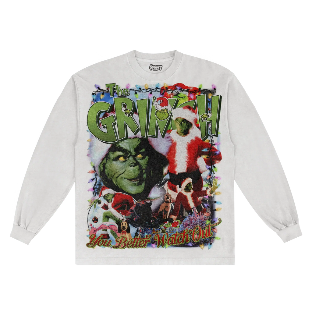 The Grinch Christmas Long Sleeved Tee Hoodie, Sweatshirt | CiraTrend.com (Image 1)