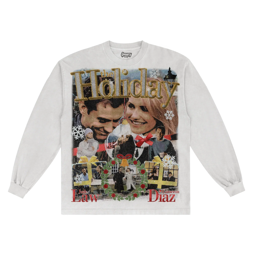 The Holiday Christmas Long Sleeved Tee Hoodie, Sweatshirt | CiraTrend.com (Image 1)