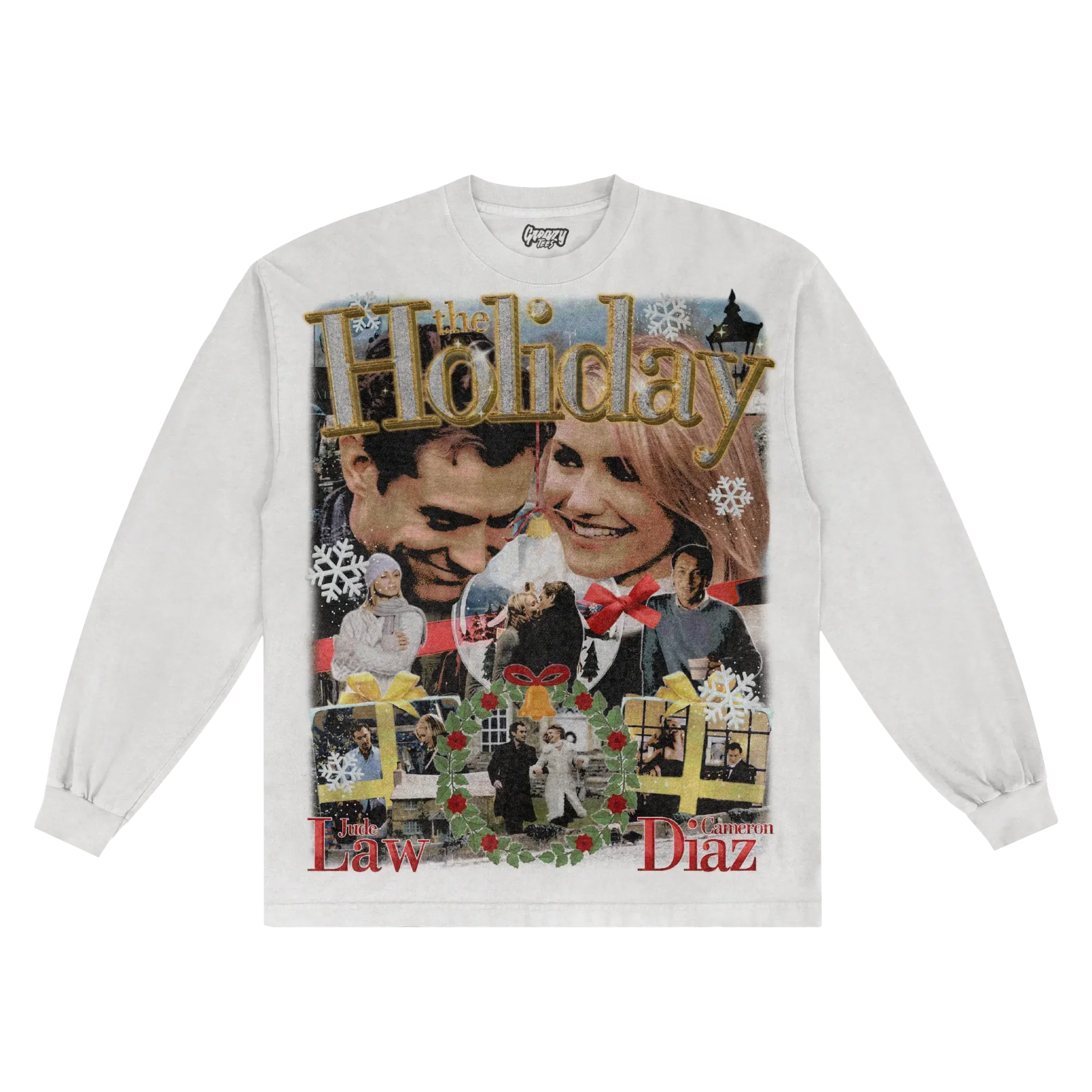 The Holiday Christmas Long Sleeved Tee Hoodie, Sweatshirt | CiraTrend.com (Image 1)
