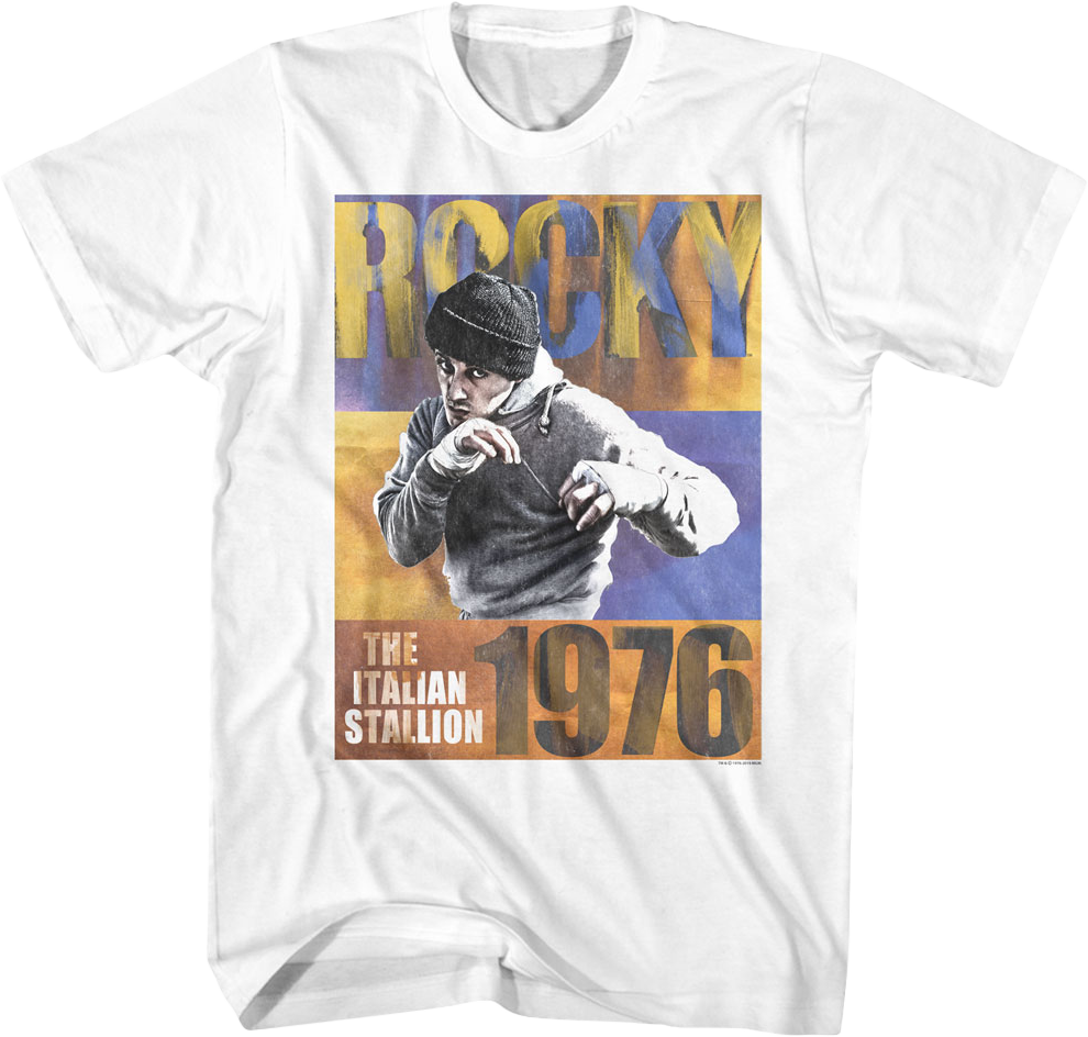 The Italian Stallion 1976 Rocky T-Shirt Hoodie, Sweatshirt | CiraTrend.com (Image 1)