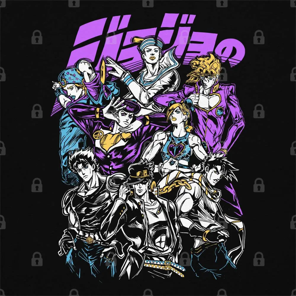 The Joestar Family T-Shirt Hoodie, Sweatshirt | CiraTrend.com (Image 1)