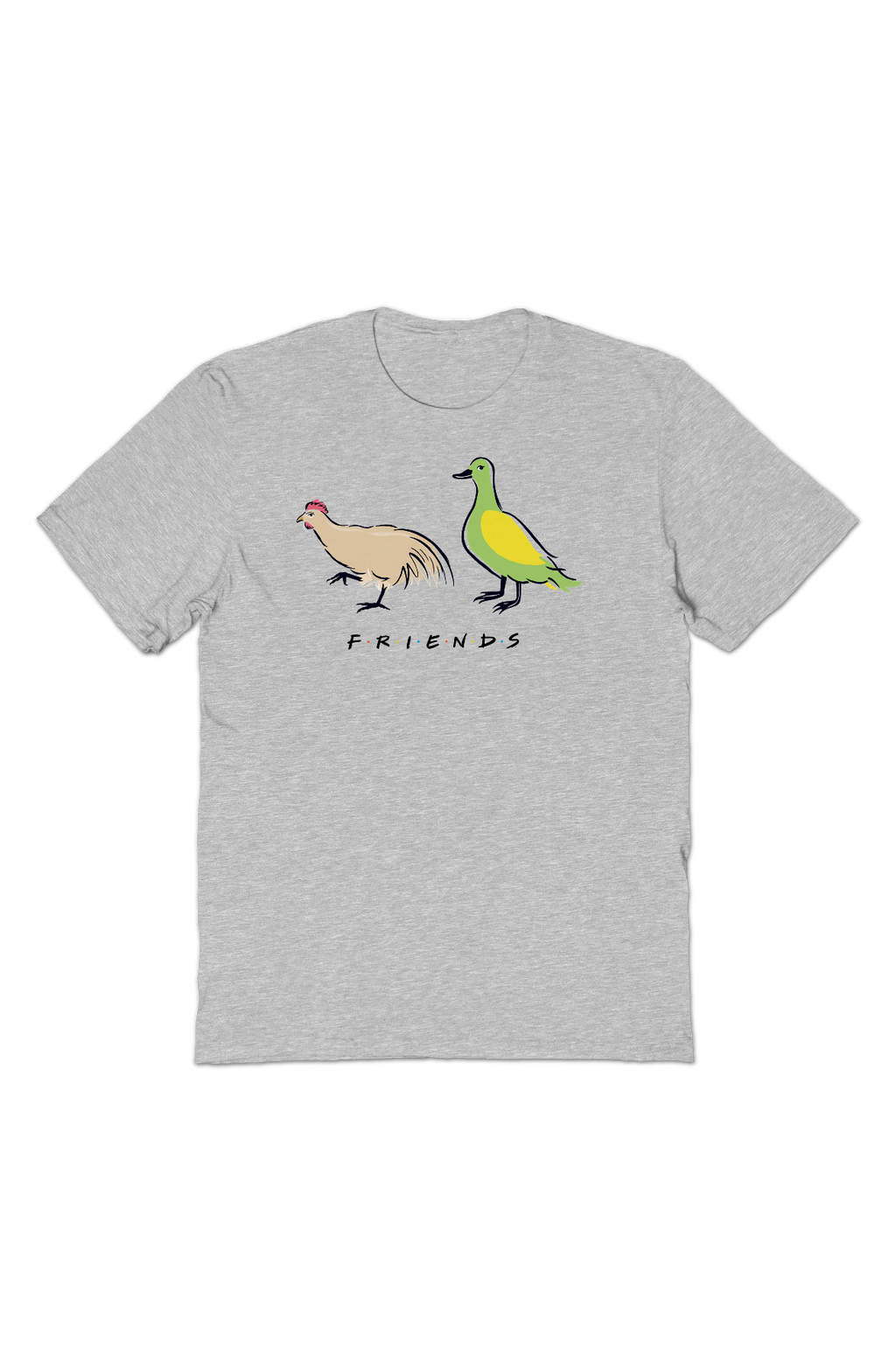 A Chicken And A Duck Friends T-Shirt Hoodie, Sweatshirt | CiraTrend.com (Image 2)