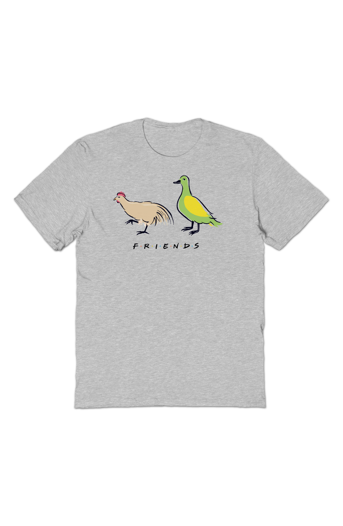 A Chicken And A Duck Friends T-Shirt Hoodie, Sweatshirt | CiraTrend.com (Image 2)