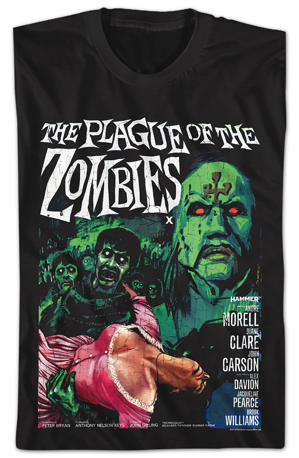 The Plague Of The Zombies Hammer Films T-Shirt Hoodie, Sweatshirt | CiraTrend.com (Image 2)