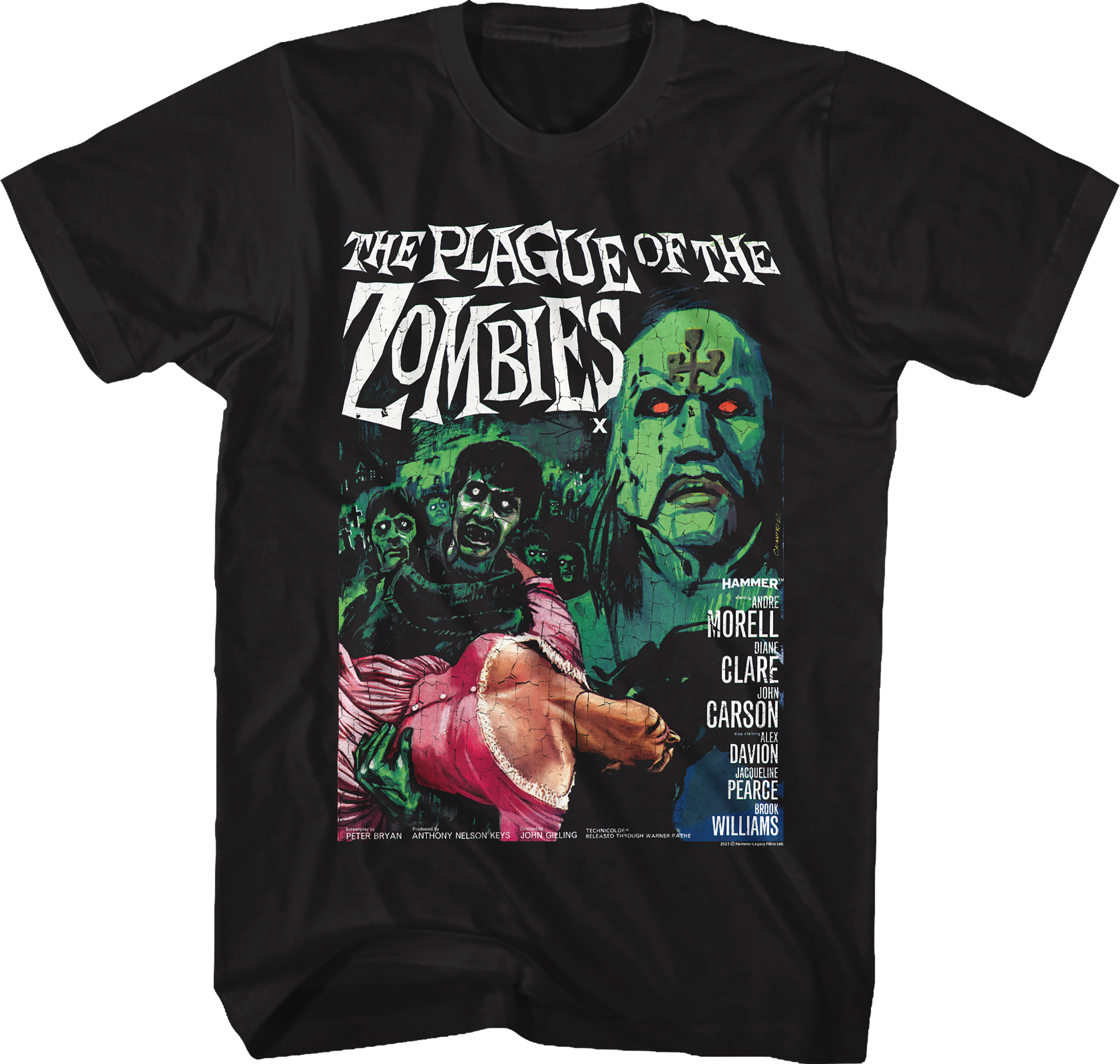 The Plague Of The Zombies Hammer Films T-Shirt Hoodie, Sweatshirt | CiraTrend.com (Image 1)