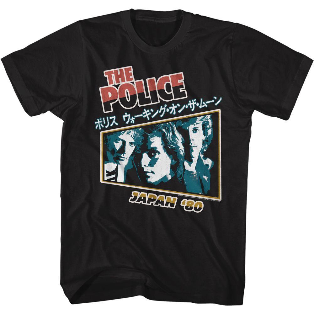 The Police Japan '80 Boyfriend Tee Hoodie, Sweatshirt | CiraTrend.com