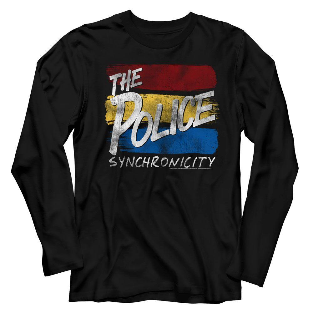 The Police Sync Inverted Long Sleeve Boyfriend Tee Hoodie, Sweatshirt | CiraTrend.com