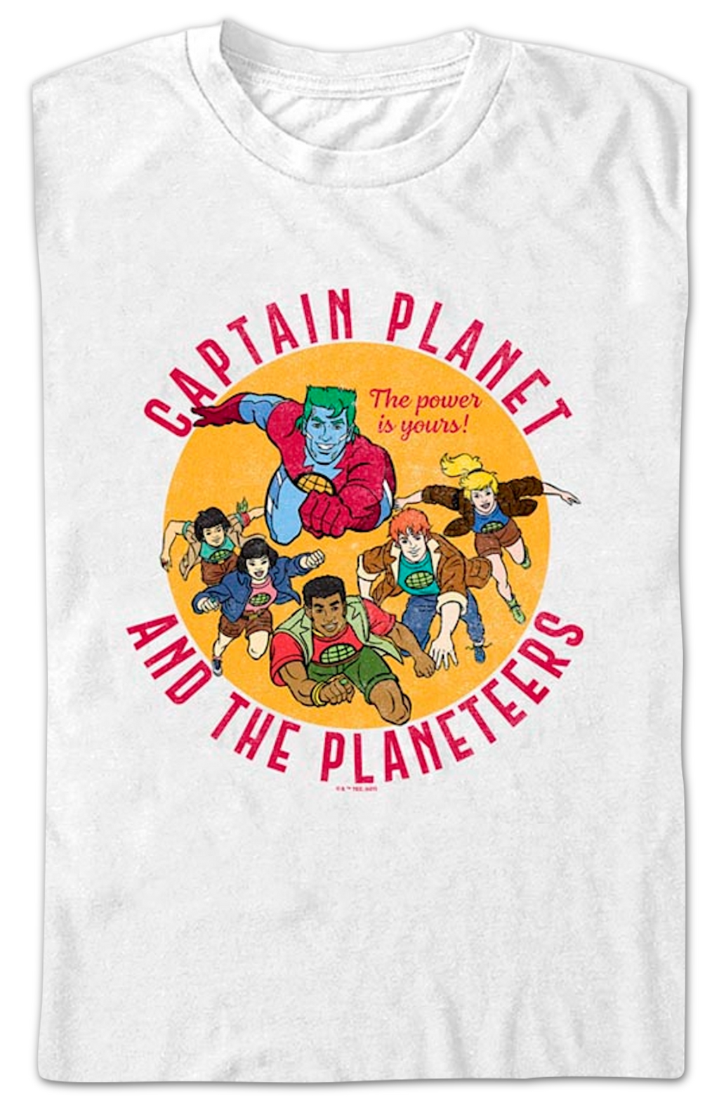 The Power Is Yours Captain Planet T-Shirt Hoodie, Sweatshirt | CiraTrend.com (Image 2)