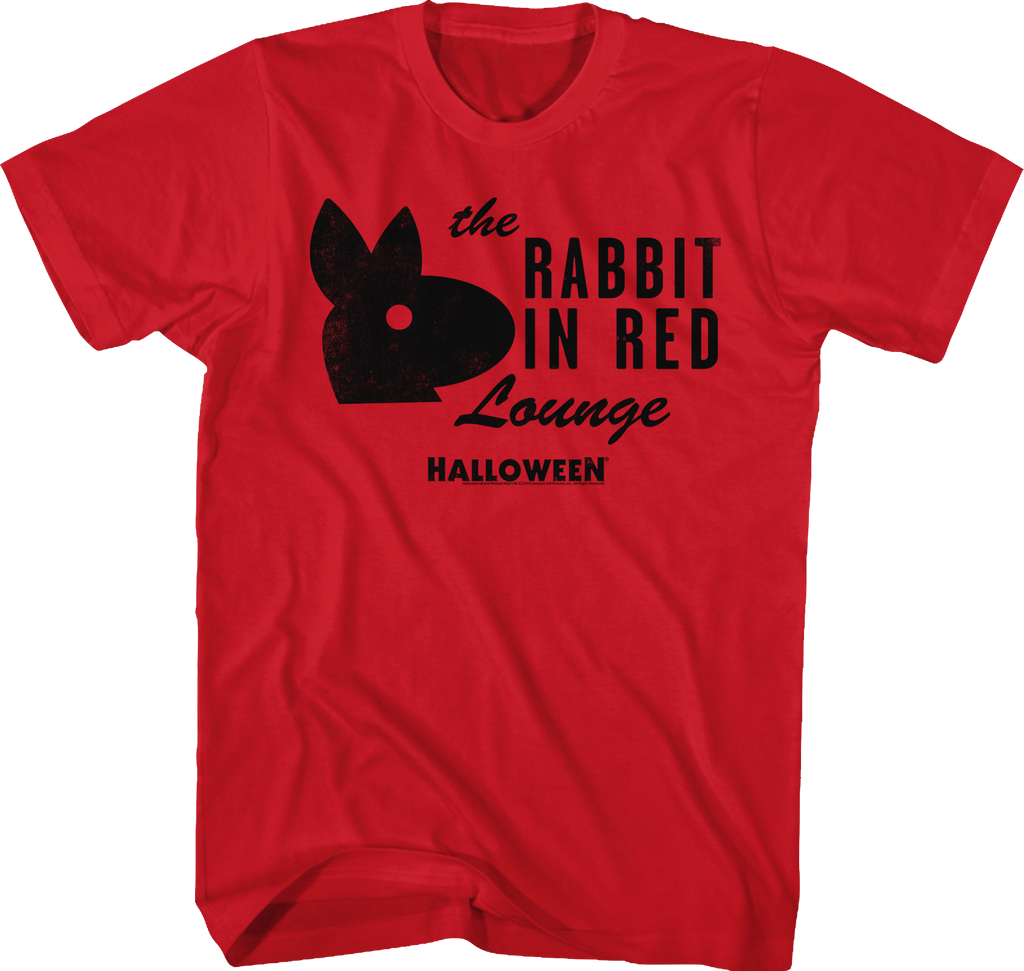 The Rabbit In Red Lounge Halloween T-Shirt Hoodie, Sweatshirt | CiraTrend.com (Image 1)