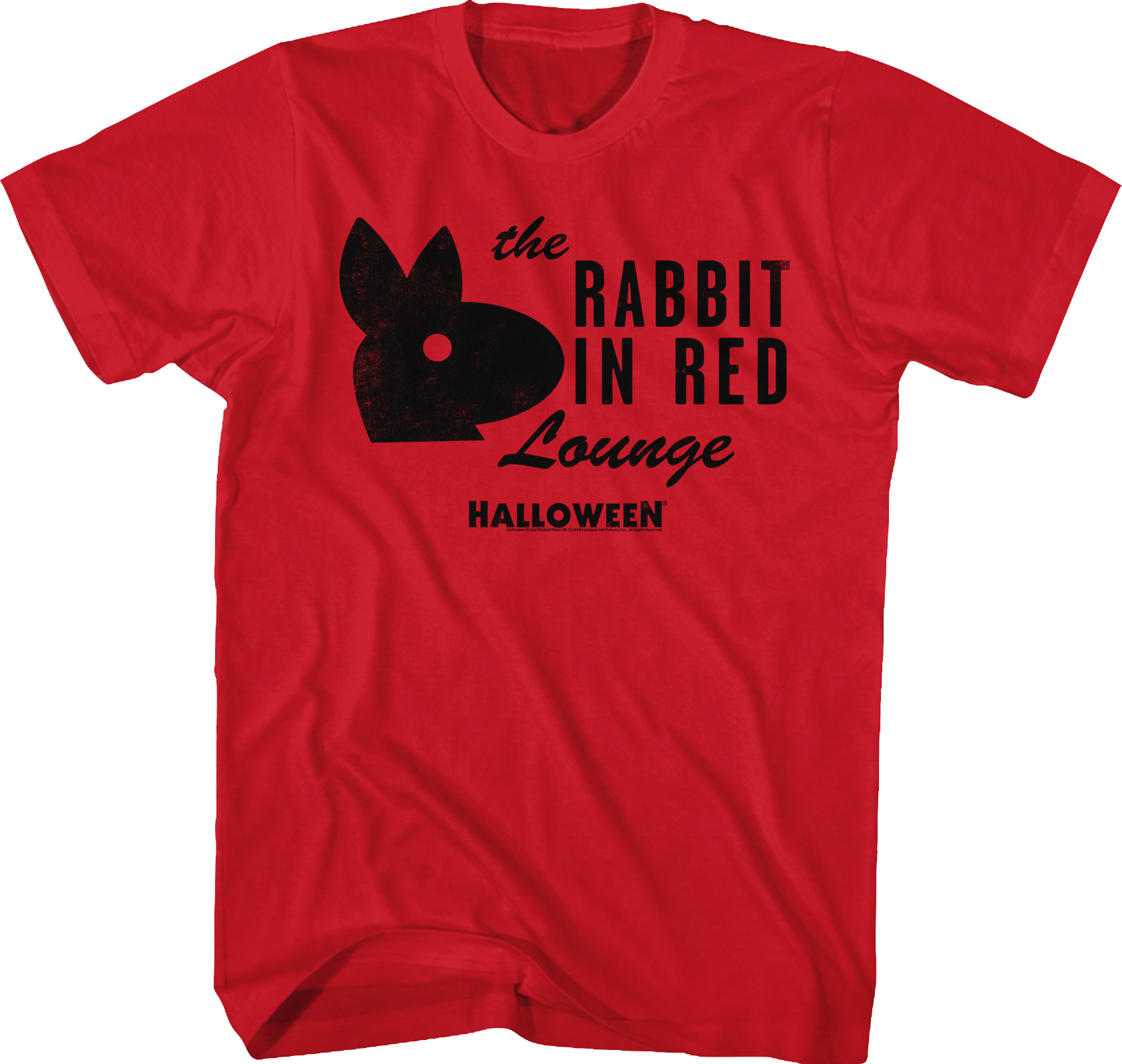 The Rabbit In Red Lounge Halloween T-Shirt Hoodie, Sweatshirt | CiraTrend.com (Image 1)